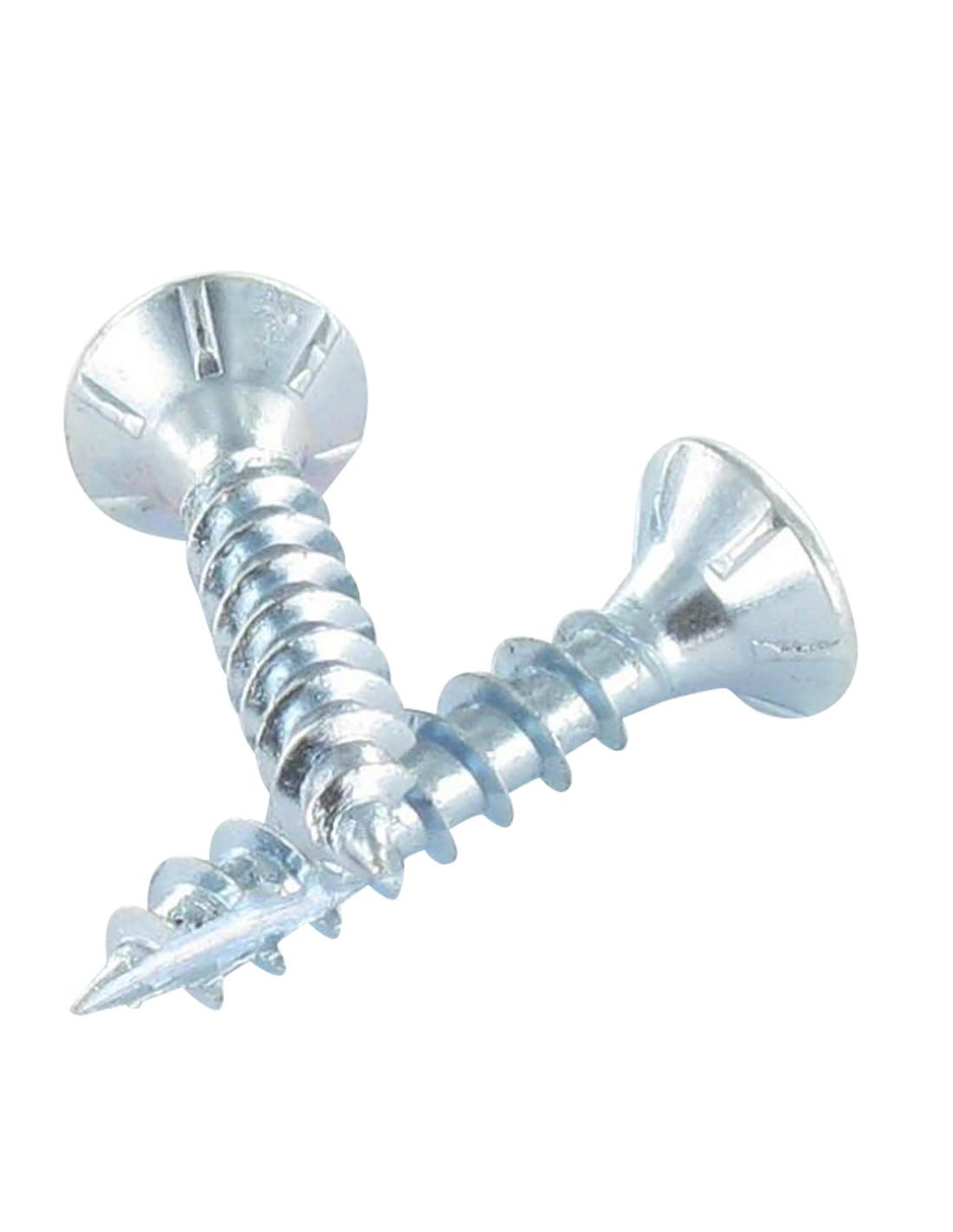 Vis bois TEKOR Tête fraisée TF Cranté Pozi N°2 5X60 Filetée sur 36 ...