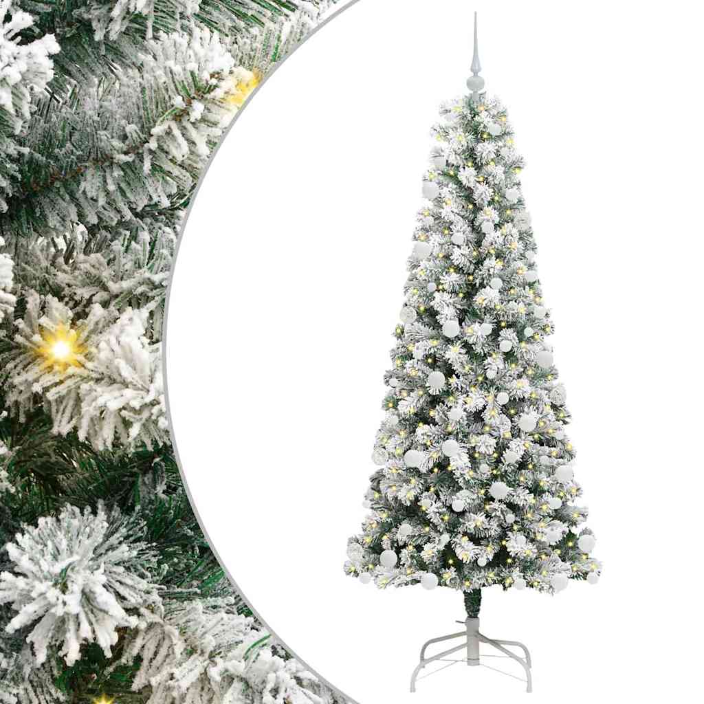 Sztuczna choinka z zawiasami Ze LED Lights 180 cm PVC