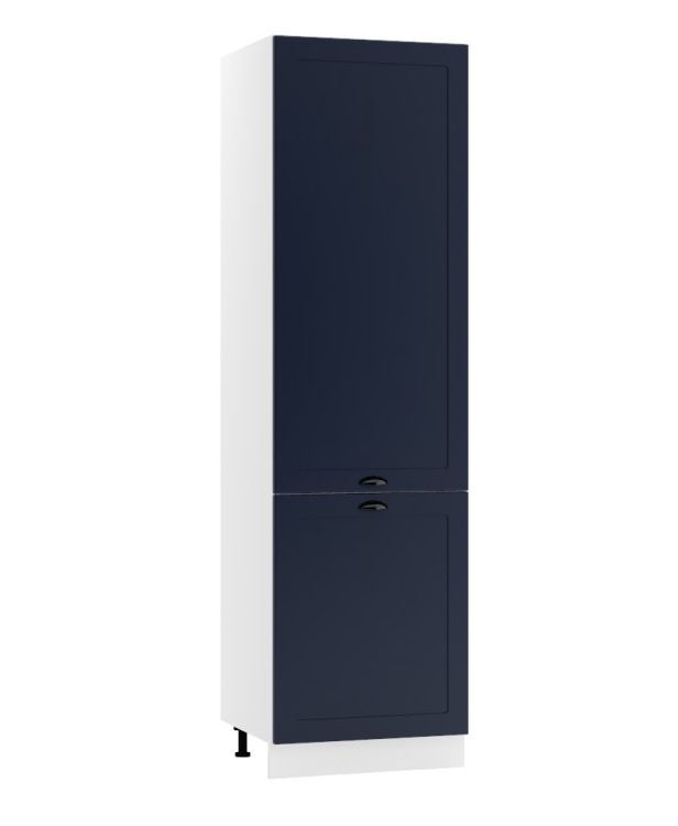 Szafka pod zabudowę lodówki 60 D60 LO P/L 2133 granatowa mat - Leroy Merlin