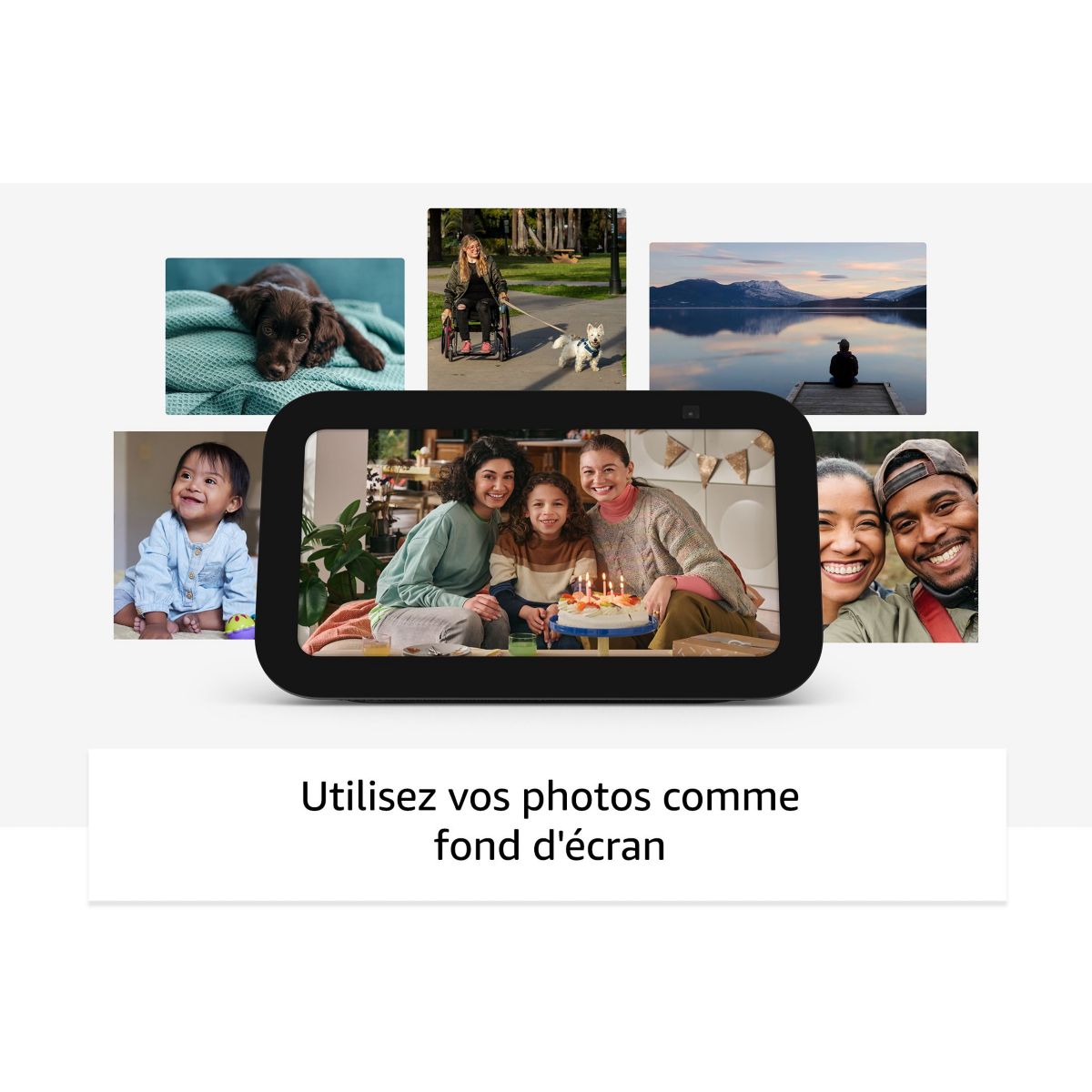 Assistant vocal AMAZON Echo Show 5 3e génération Blanc - 5