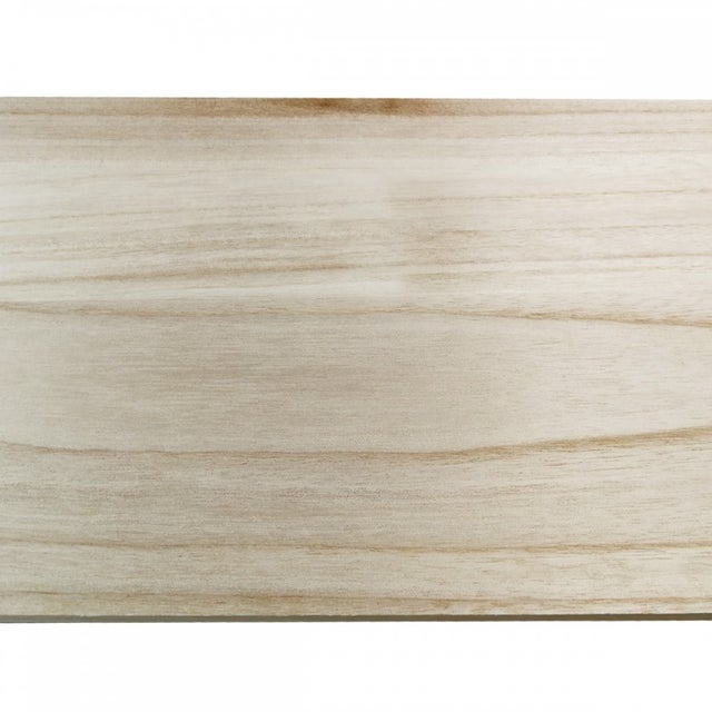 Planches Polyvalentes En BLOC MONOCOUCHE de Paulownia - Kit de 10 pièces - Adouci - Bois Clair - Aluminium Végétal - dimension 20 cm x 20 cm x 2 cm d'