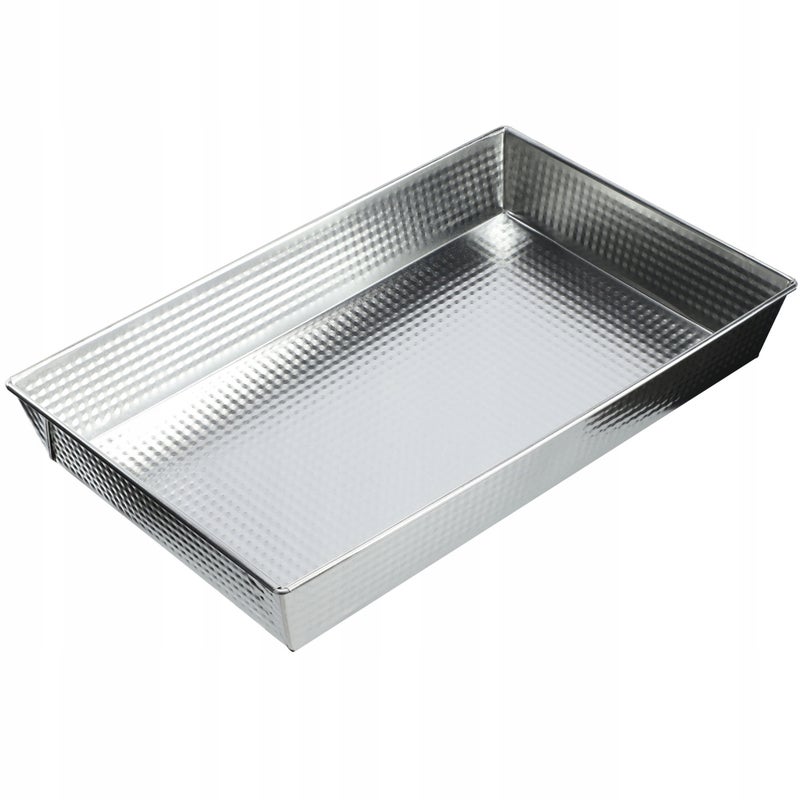 BLACHA FORMA DO PIECZENIA CIASTA TORTOWNICA PROSOKĄTNA BLASZKA 40x25x6cm