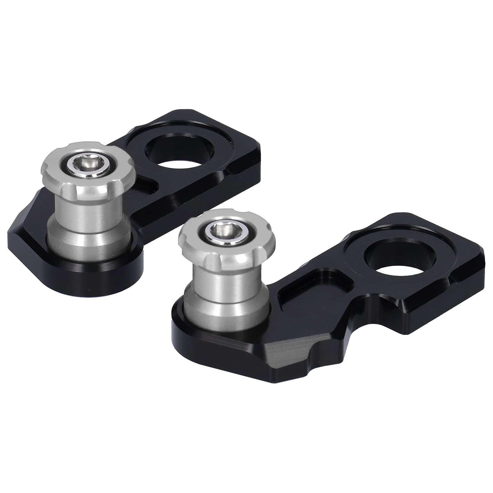 Lot De 2 Pieds D'Essieu En Alliage Aluminium Pour BMX MTB Trottinette 3/8 Bleu