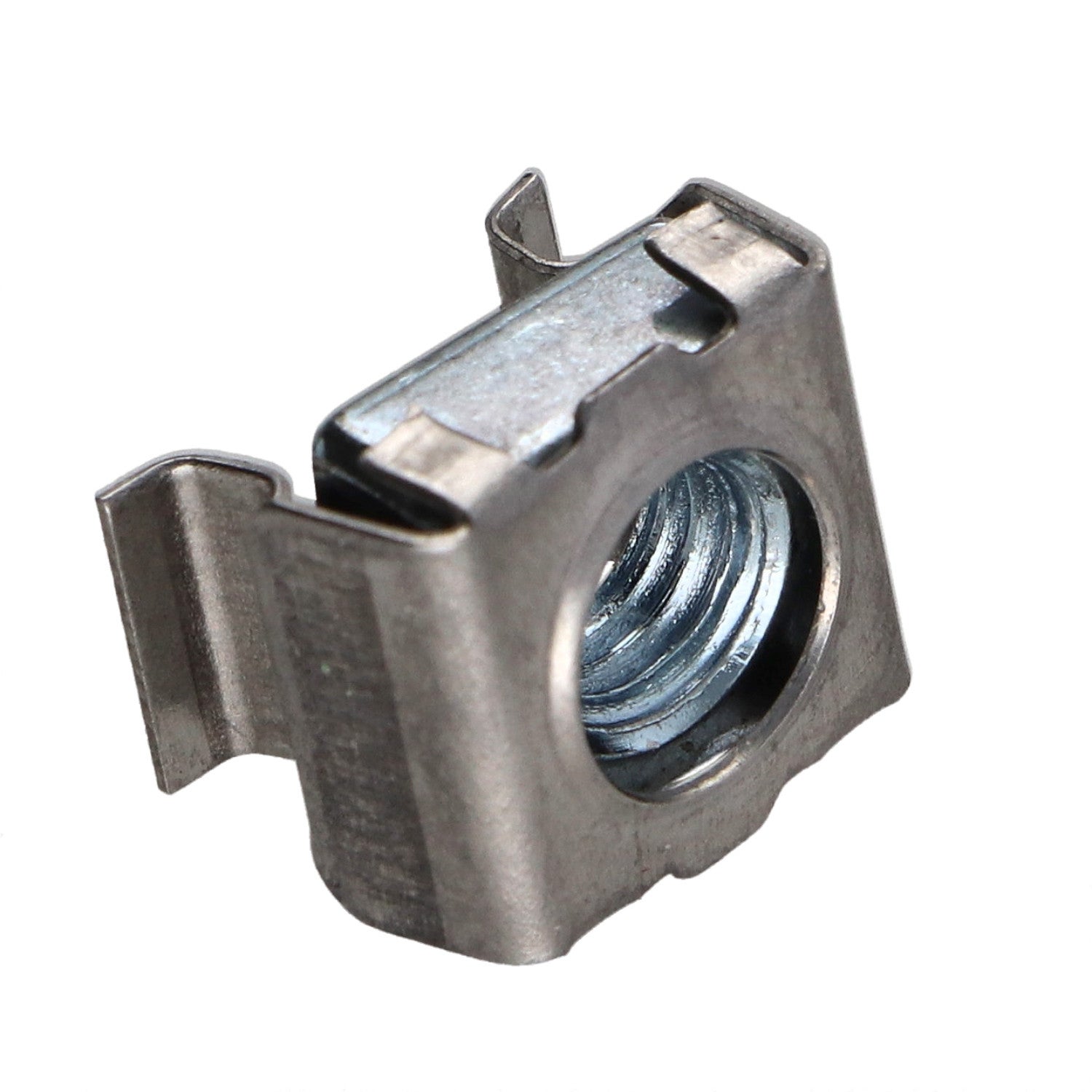 Ecrou acier zingué cage inox C4806B M6 Epaisseur tole 1.7 à 2.5-10 ...