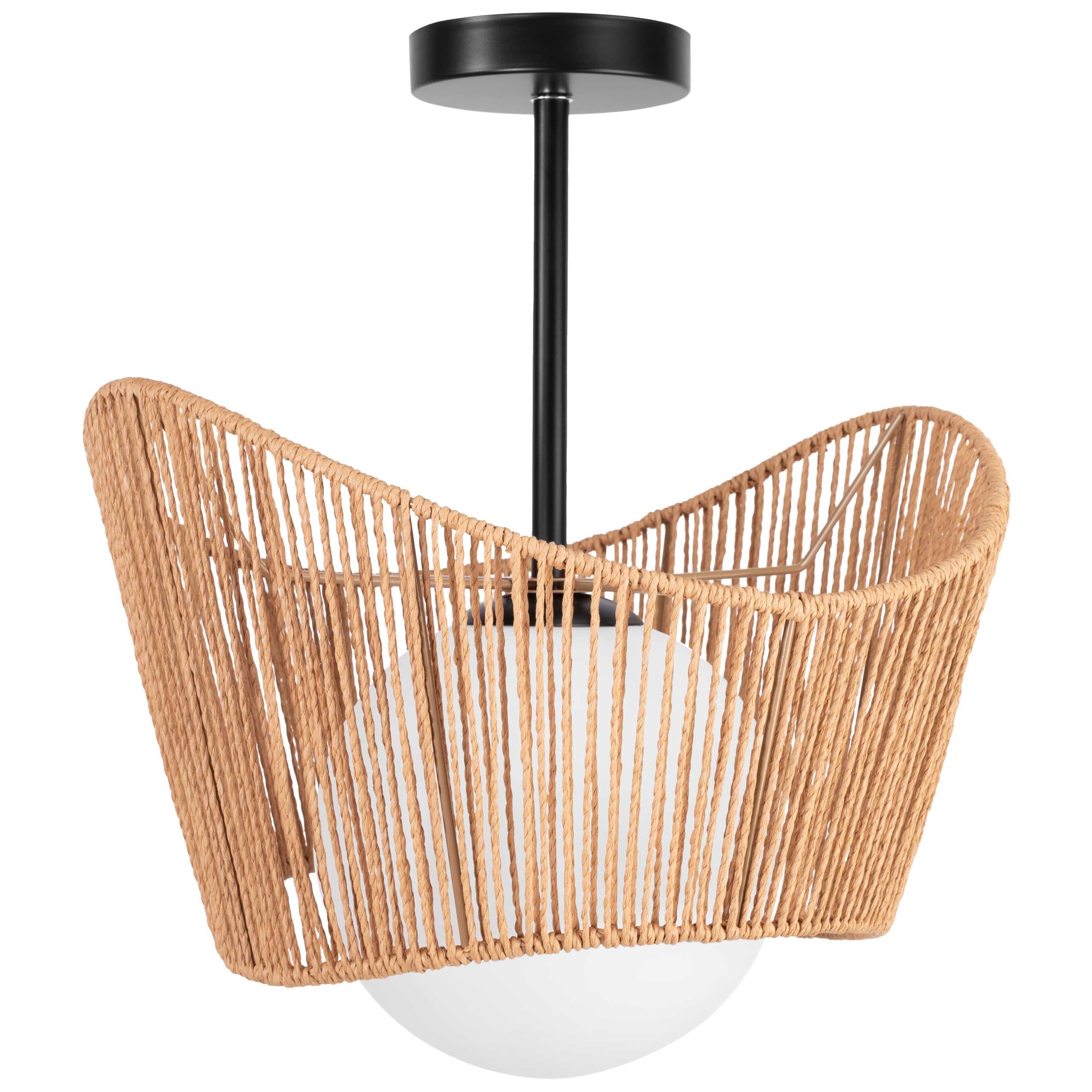 Lampa Sufitowa Toolight App1589-1Cp Boho Beżowy