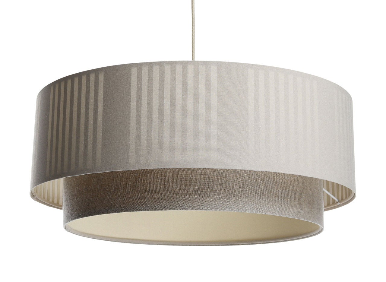Lampa wisząca DUO LAMI LINE 40x16 kremowa/beżowa