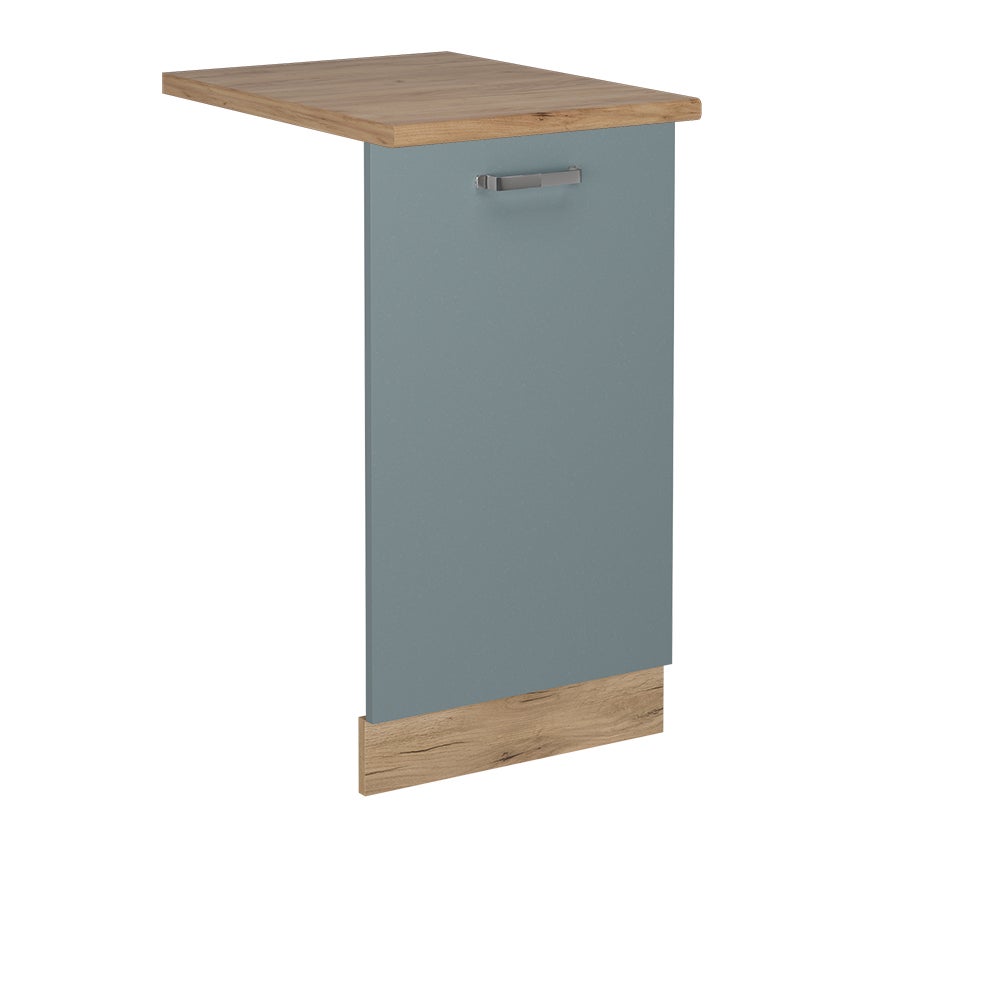 Vicco Panel przedni zmywarki R-Line, Niebiesko-szary, 45 cm , BP Dąb