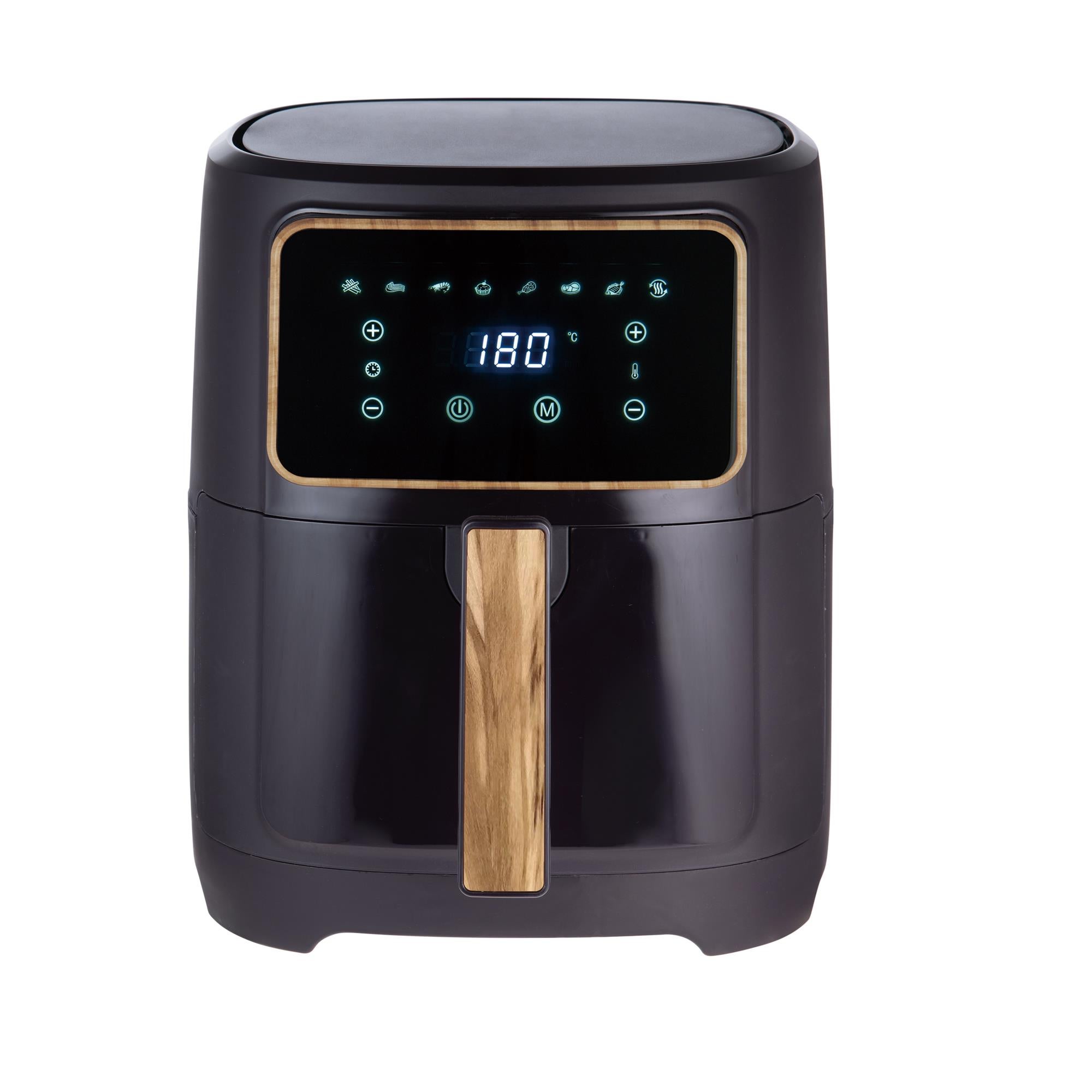 Friggitrice Ad Aria BERGNER MIDNIGHT 6,9L 1800W – 8 Programmi, Timer 30', Rivestimento Ceratech, Finitura Lucida - 3