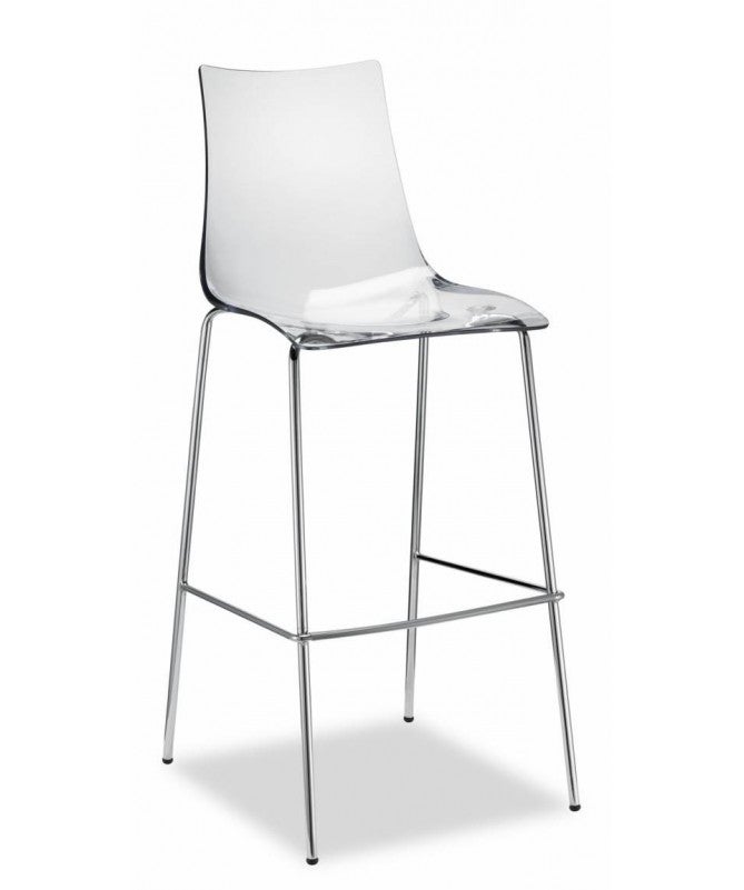 SGABELLI ZEBRA SET DA ANTISHOCK H 80 in POLICARBONATO e in