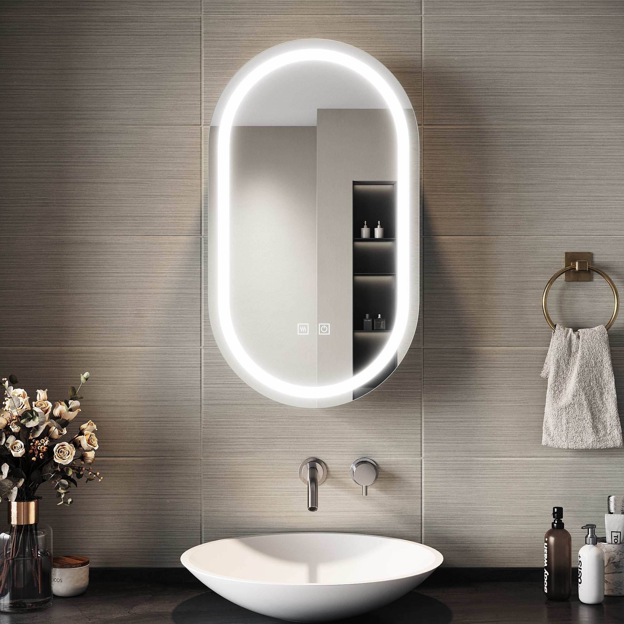 Miroir De Douche Anti-buée En Acrylique, Miroir In... - Grandado - 5