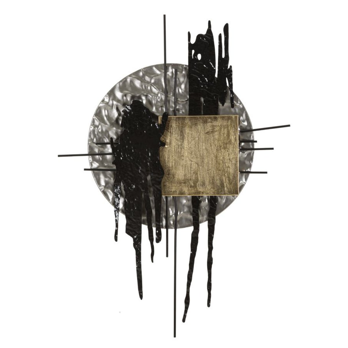 Metalowa Dekoracja 3D Phnumy, Metal, Wielokolorowy, Seven Design