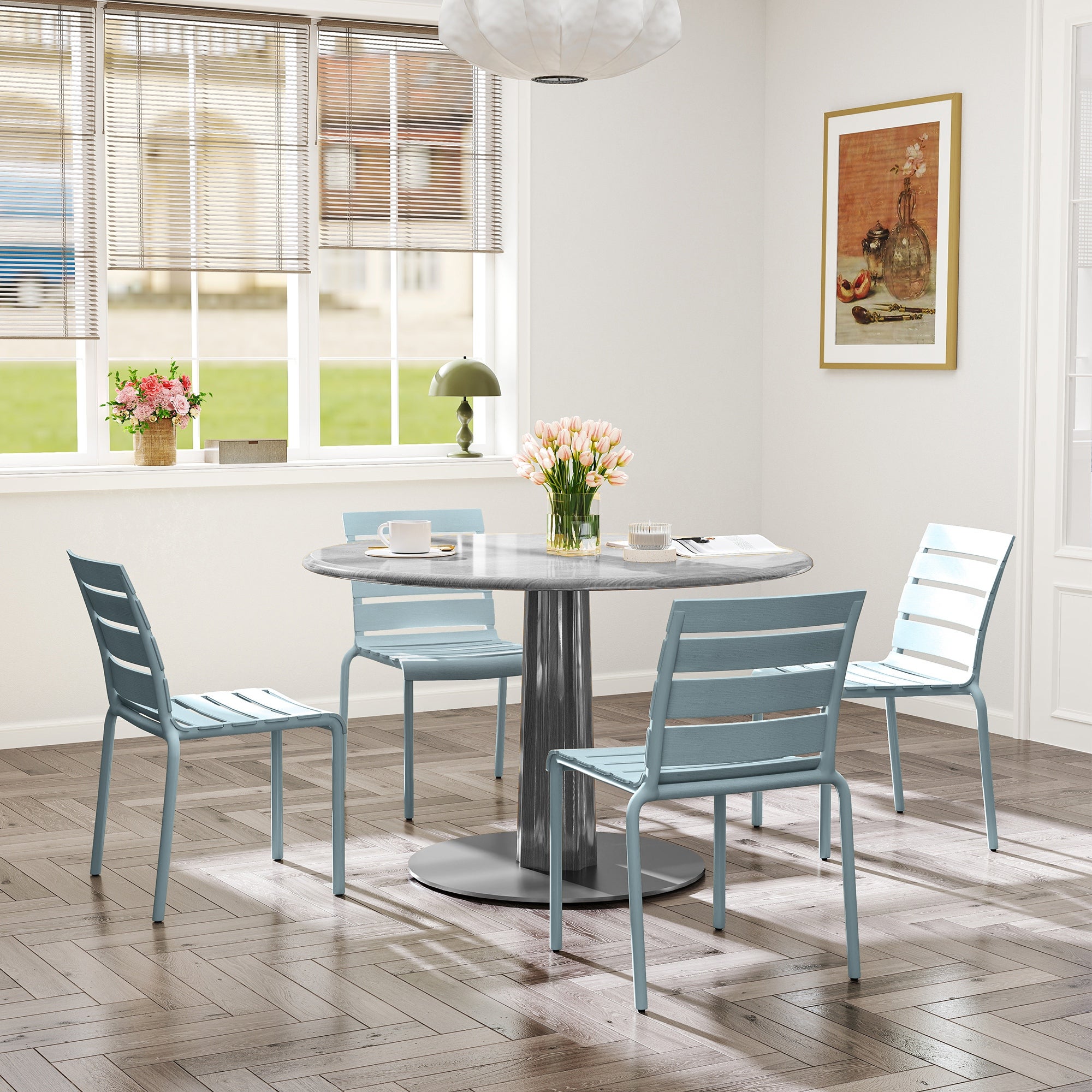 Ensemble de chaises de jardin PP Outsunny - 8