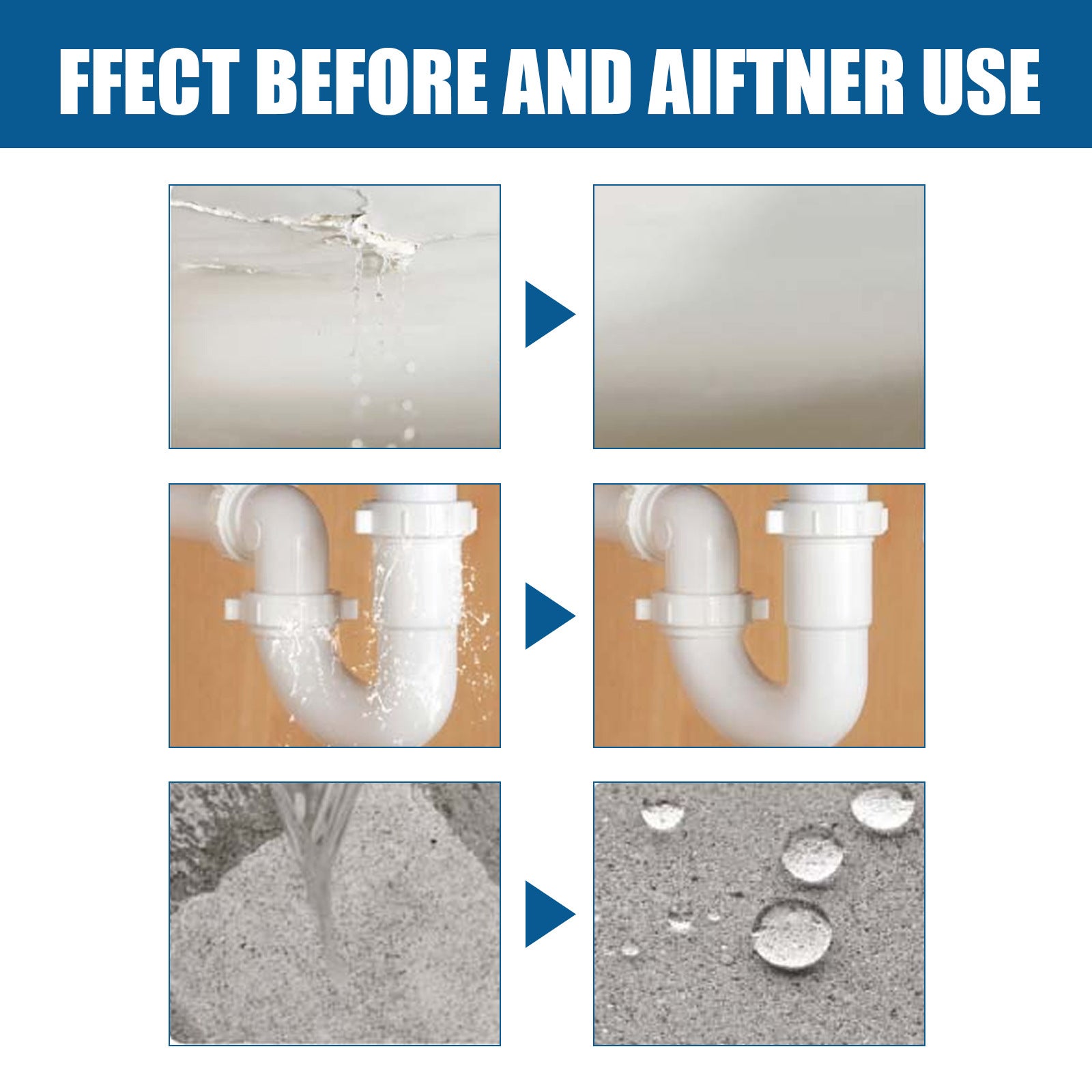 Adhesivo impermeable transparente de 100 g,sellador de aislamiento impermeable,pegamento invisible impermeable antifugas, adecuado para cocina y baño - 6