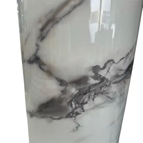 Pannello Adesivo Bianco Effetto Marmo 1,20 x 3 metri Rivestimento Pareti Ignifugo - 3