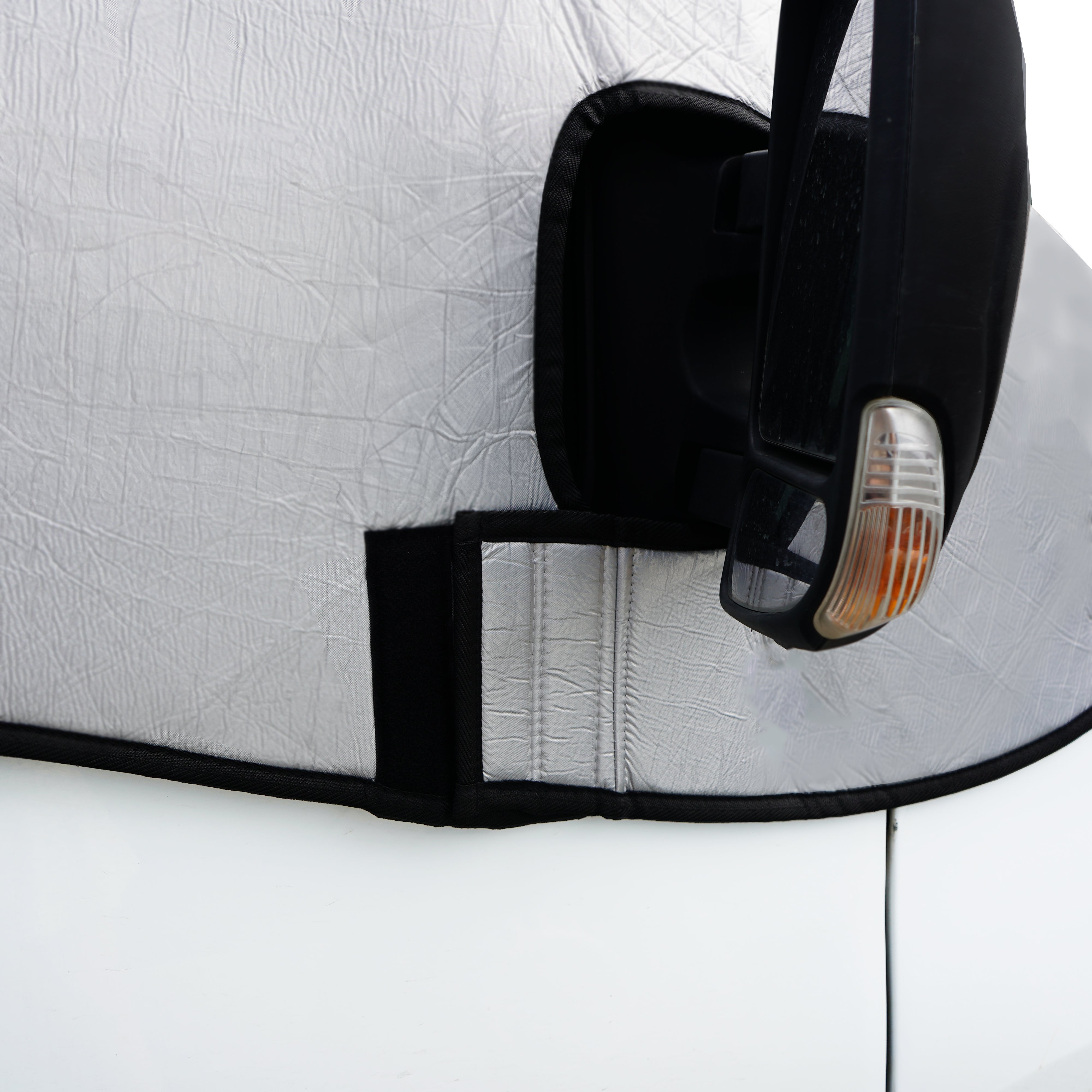 Pare-Soleil pour Camping-Car, Couverture Thermique de Pare-Brise Externe Toutes-Saisons, Protection UV Chaleur & - 8
