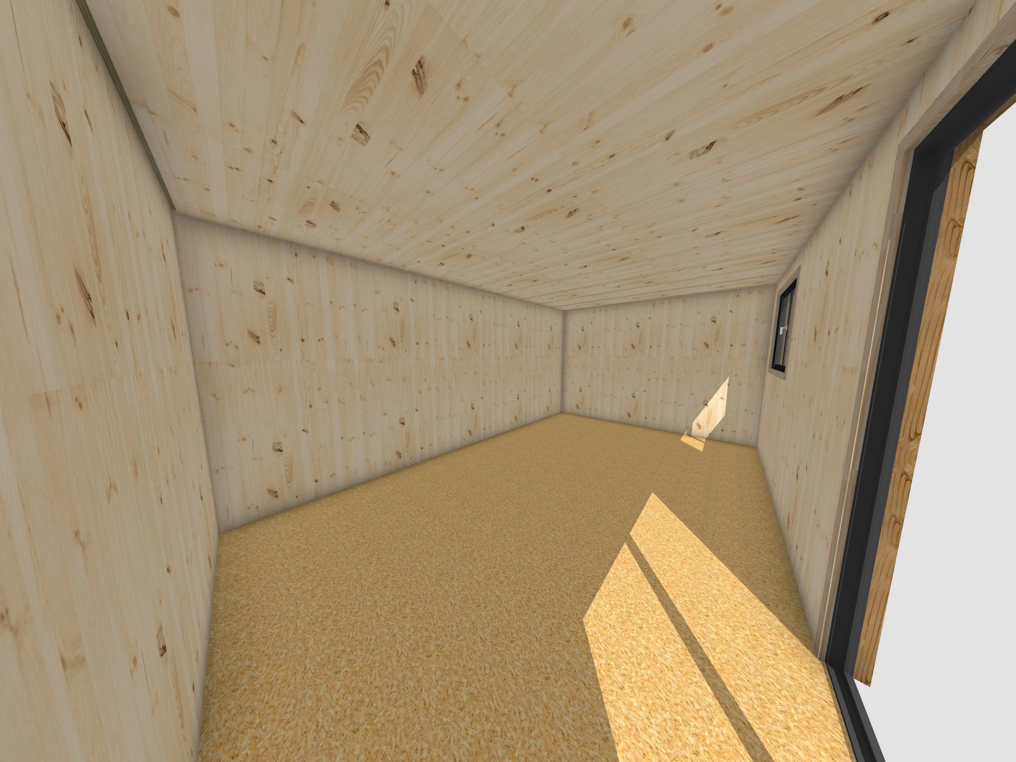 Tiny house ossature bois en bois 5,5 x 3,5 x 2,7 m avec plancher isolé / menuiseries alu k-line - 5
