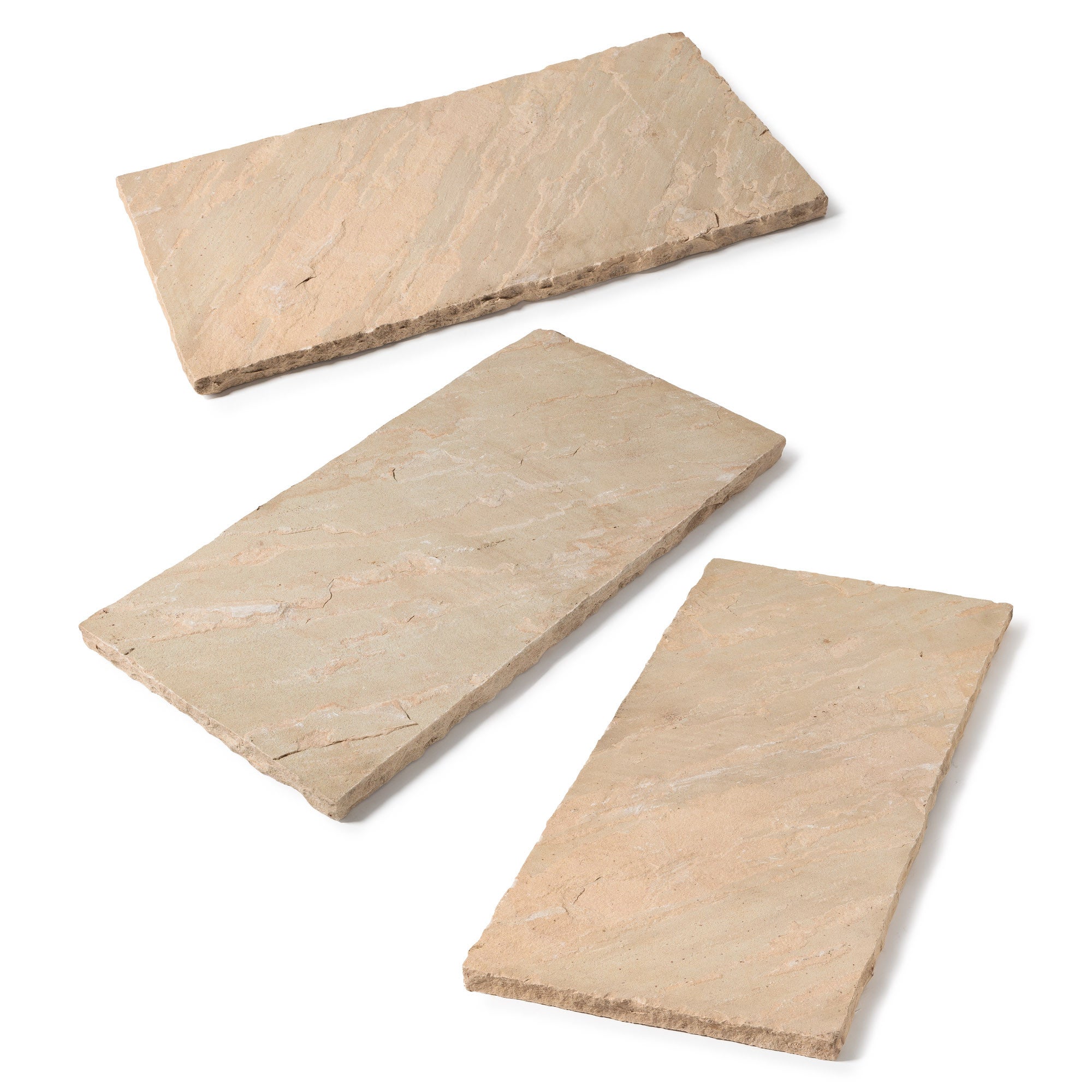Pas japonais Rectangle Grès Kandla Beige 100x50x4 cm (à l'unité) - RO'MA NATURE - 4