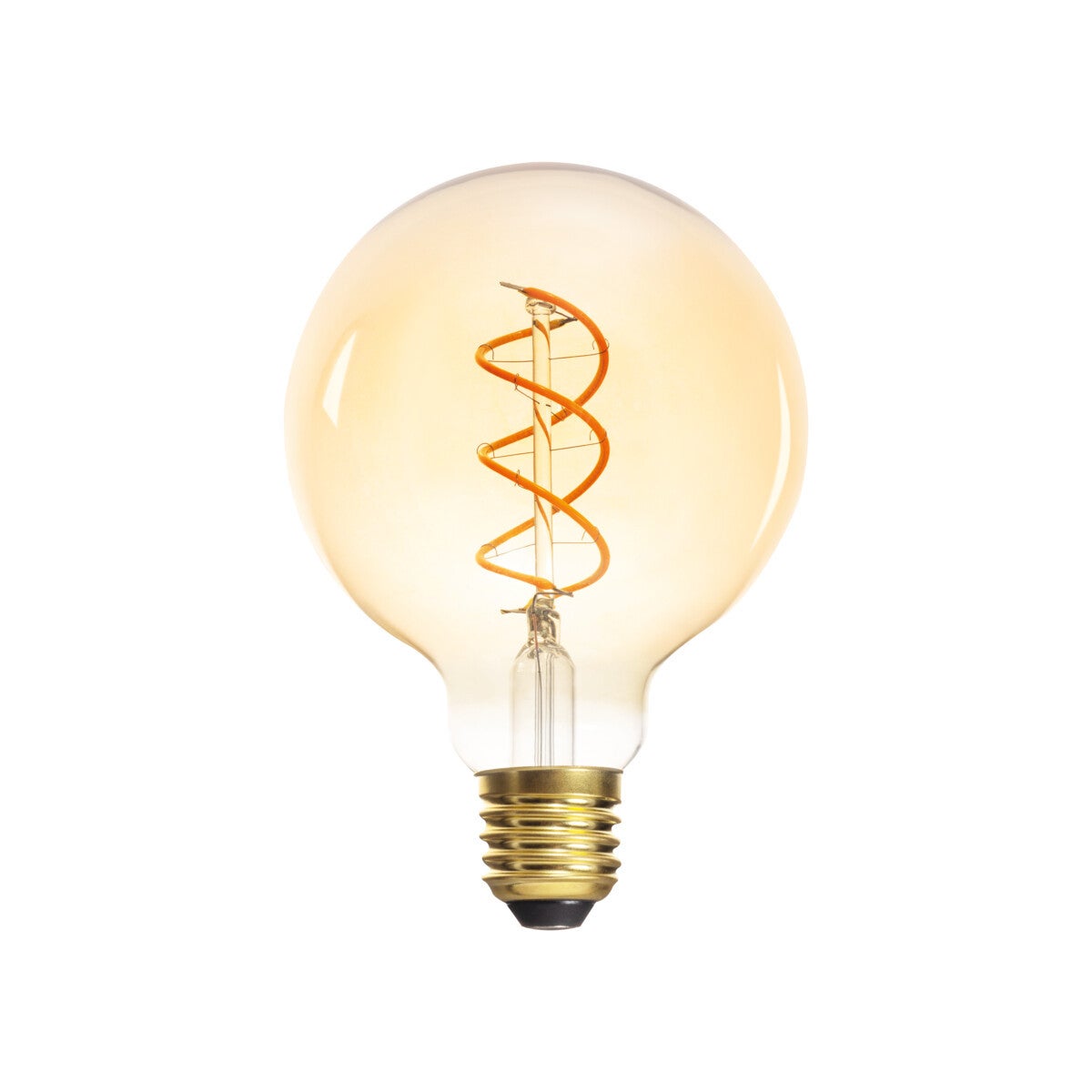 Żarówka LED E27 4W kulka bursztynowa Ciepła biel 1800K 250lm Kanlux