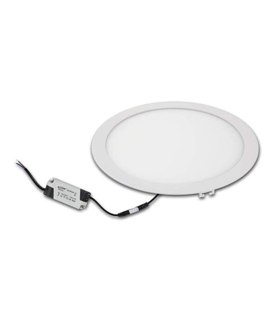 Trade Shop - Pannello Faretto Led 18w Ad Incasso Slim Luce Bianca Calda Neutra Tondo Quadrato - Bianco Caldo Tondo - - 2