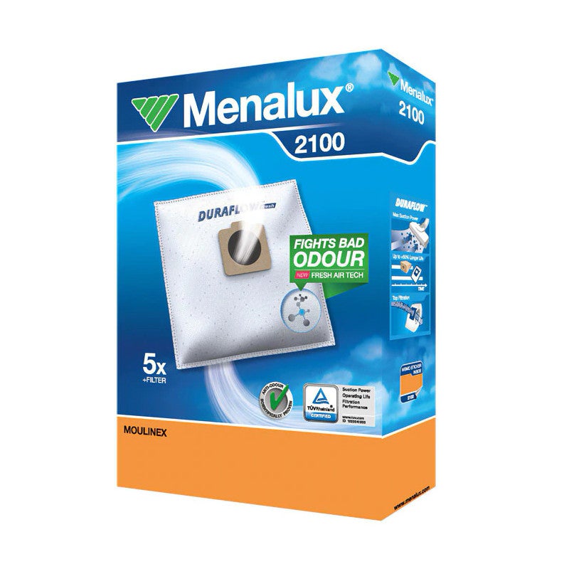Lot De 10 Sacs D'aspirateur Pour Menalux 1002 / 1002 (DCT 196) - Neuf