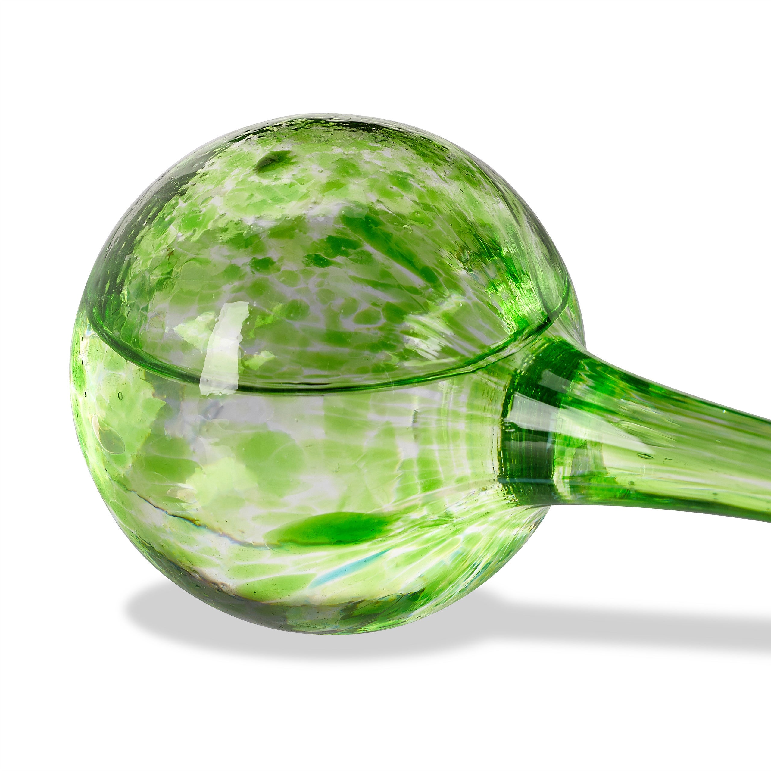 Globes d'arrosage, lot de 10 pour plantes et fleurs, arrosage dosé pour le bureau et les vacances, ø 6 cm, en verre vert, Relaxdays - 7