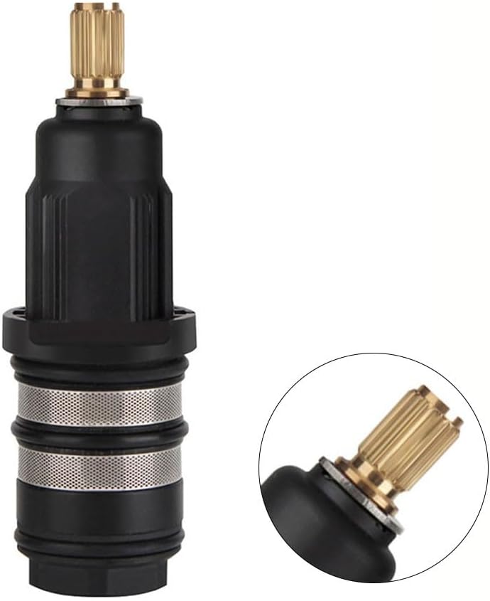 Bobine thermostatique en laiton, cartouche thermostatique de rechange , noyau de valve d'eau froide et chaude - 4