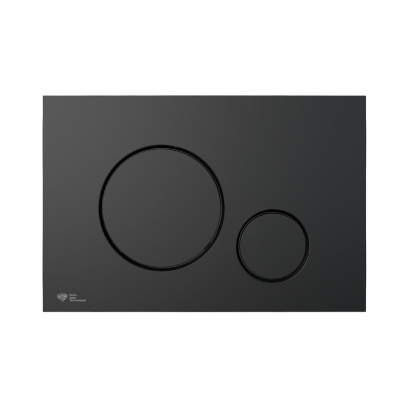 Pack WC bâti-autoportant + WC sans bride SAT Infinitio + Abattant SoftClose + Plaque noir mat (SMART-BlackInfinitio-M678) - 3