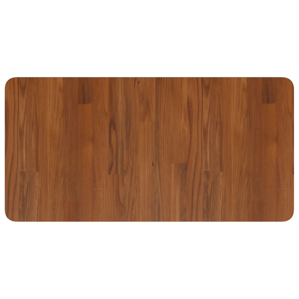 Piano Bagno 80x40x(2-6) cm in Legno Massello Non Trattato vidaXL