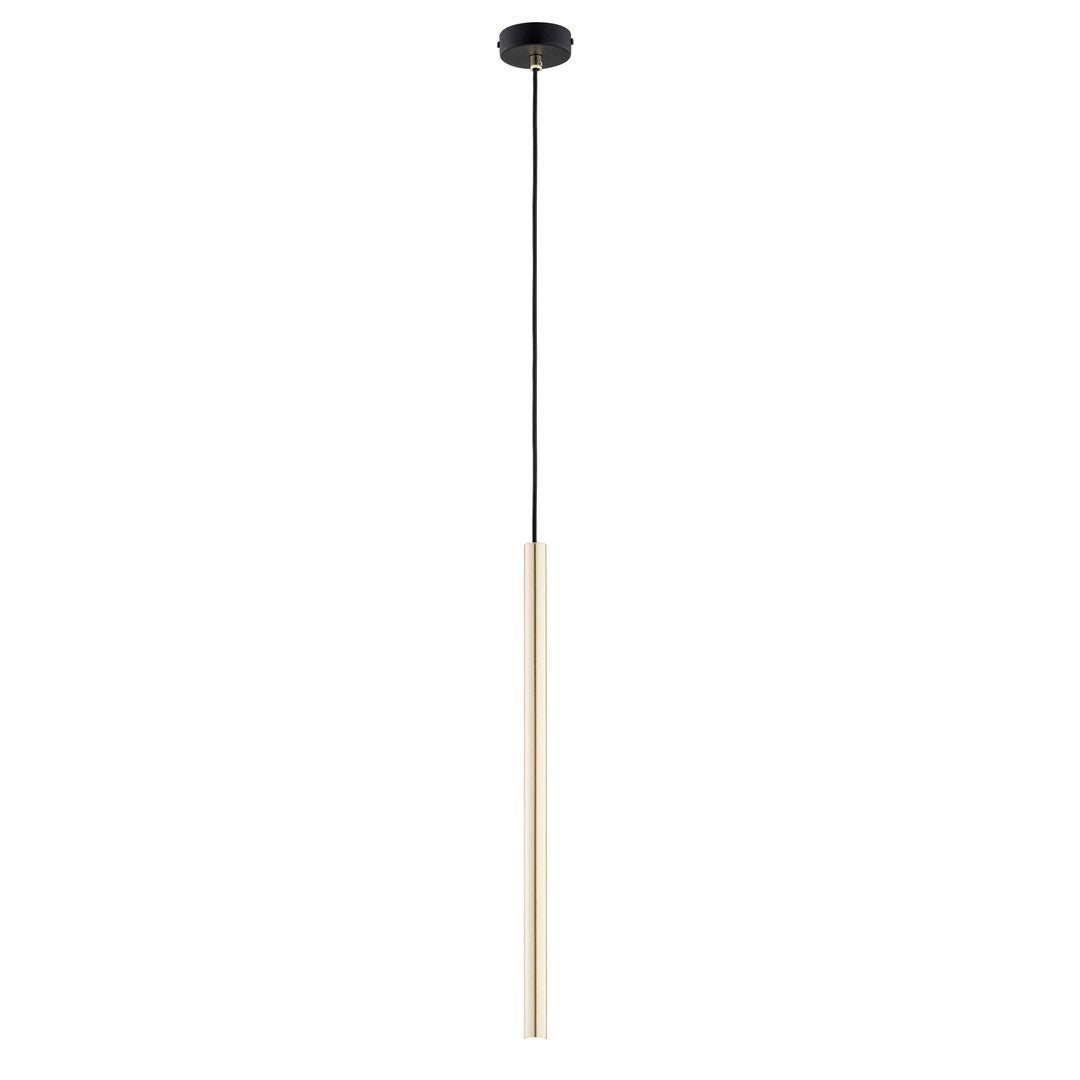 Lampa wisząca Selter złoto-czarna 1xG9x8W wym: 130 x 8 x 8 cm metal Emibig
