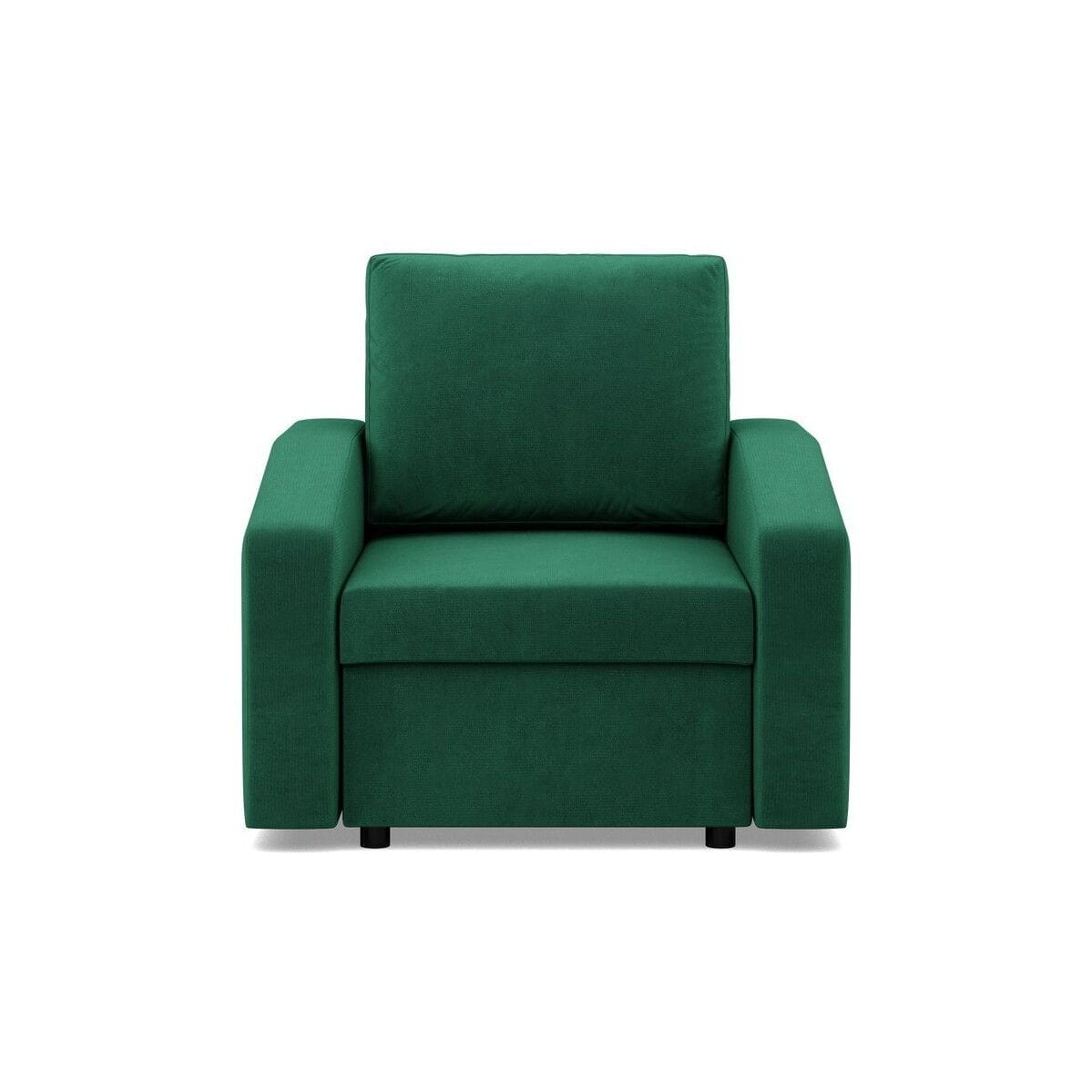 Fotel do salonu, BLOM, velvet, 83x92x92 cm, butelkowa zieleń | TYLETEGOTU