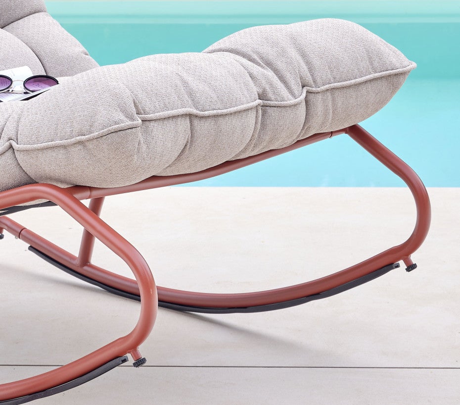 Fauteuil à bascule - 1 place - Terracotta - MADRID - 2