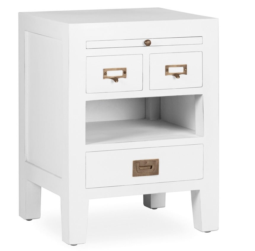 Table De Chevet En Bois Massif – Style Sobre, Idéale Pour Chambre