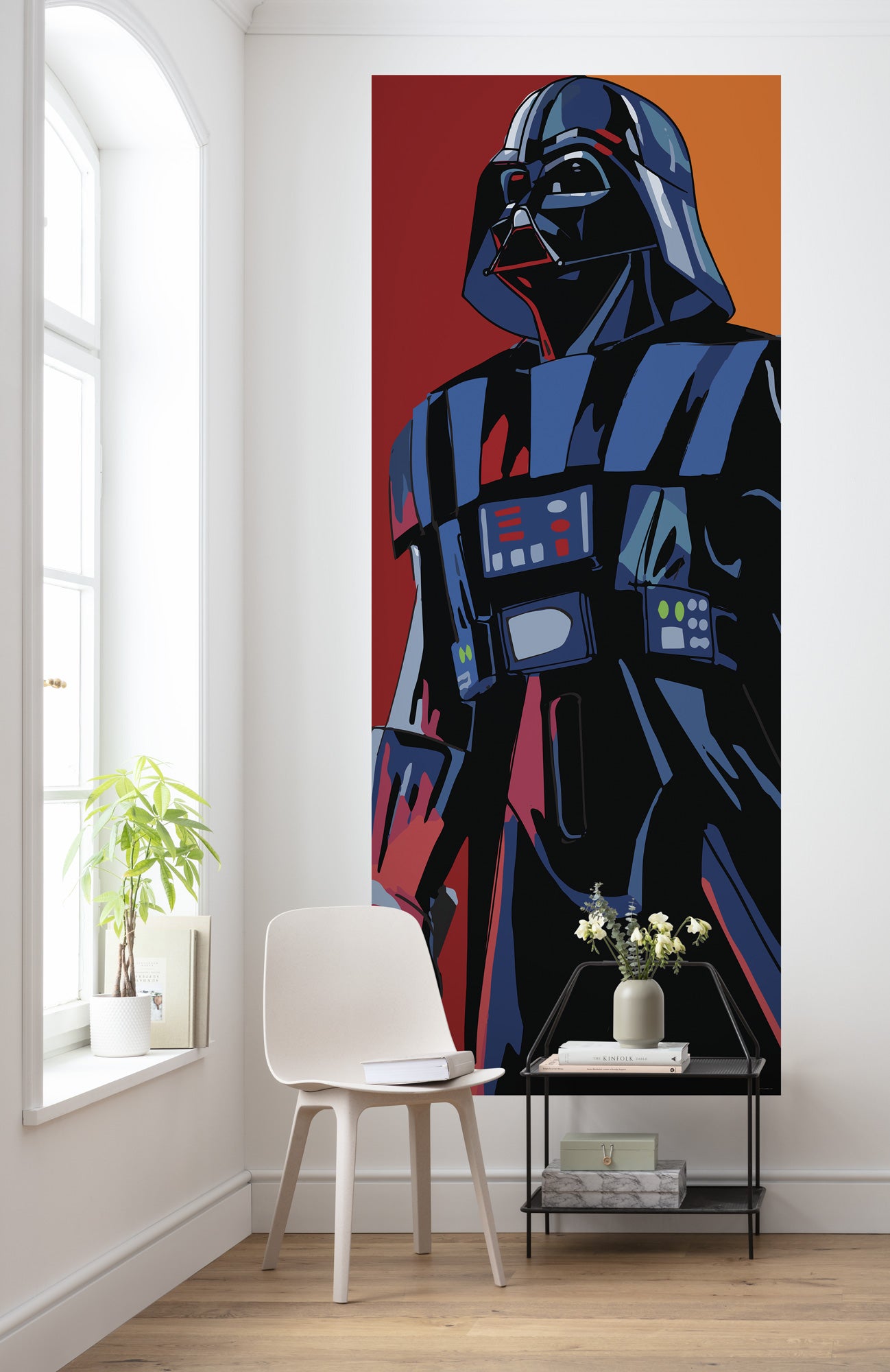 Fototapeta artystyczny niebieskimIczerwonym - 100 x 250 cm - DISNEY