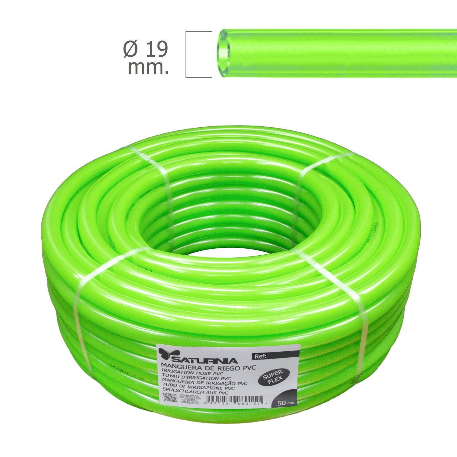 Tube en caoutchouc naturel 1/8 po. de tuyau de manutention des