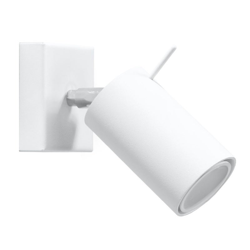 Kinkiet ścienny Ring biały 1xGU10x40W wym: 10 x 15 x 15 cm metal IP20 Sollux Lighting
