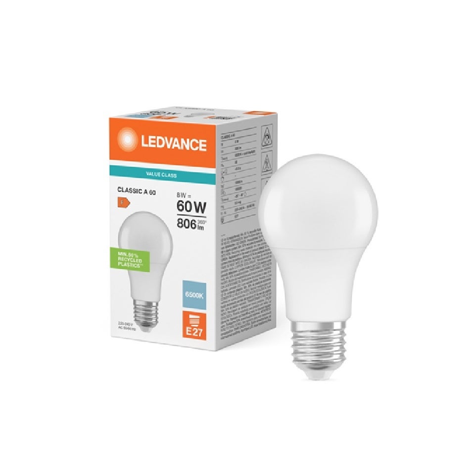 OSRAM LED VALUE CLASSIC A 60 FR 8.5 W/2700 K E27 - 3