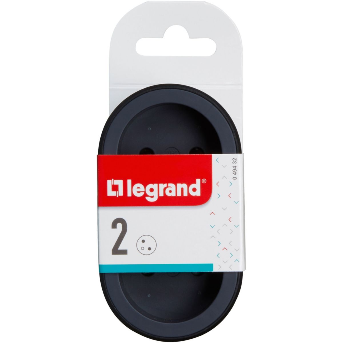 Multiprise LEGRAND MOP FB 2X2P+T STANDARD PRISES FRONTALES - 3