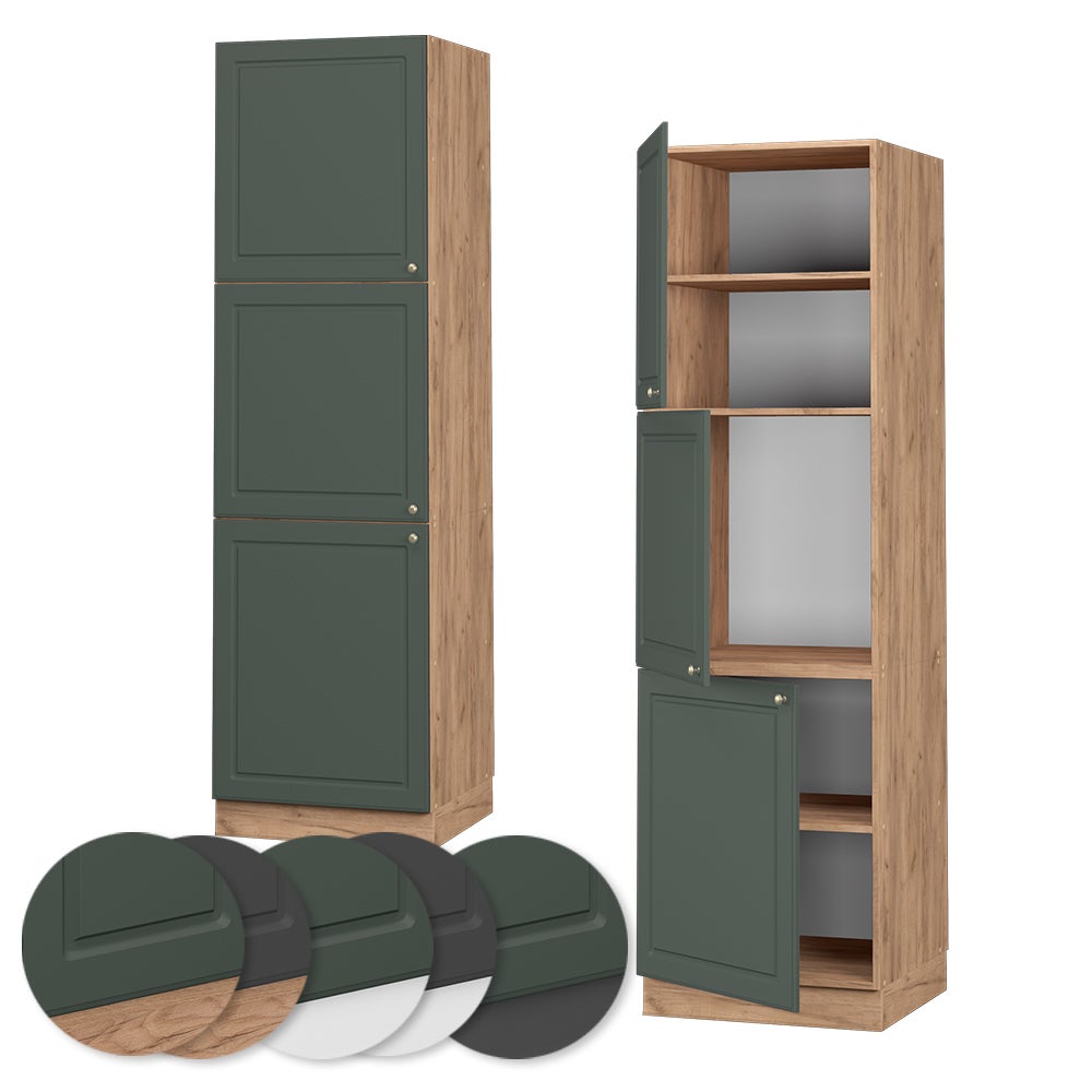 Vicco Meuble pour four Fame-Line, Vert Or Campagne, 60cm - 5