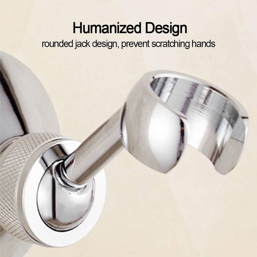Soporte Para Cabezal De Ducha De Pared | Juego De 2 Piezas, Color Plata | Fácil Instalación, Compatible Con La Mayoría De Alcachofas