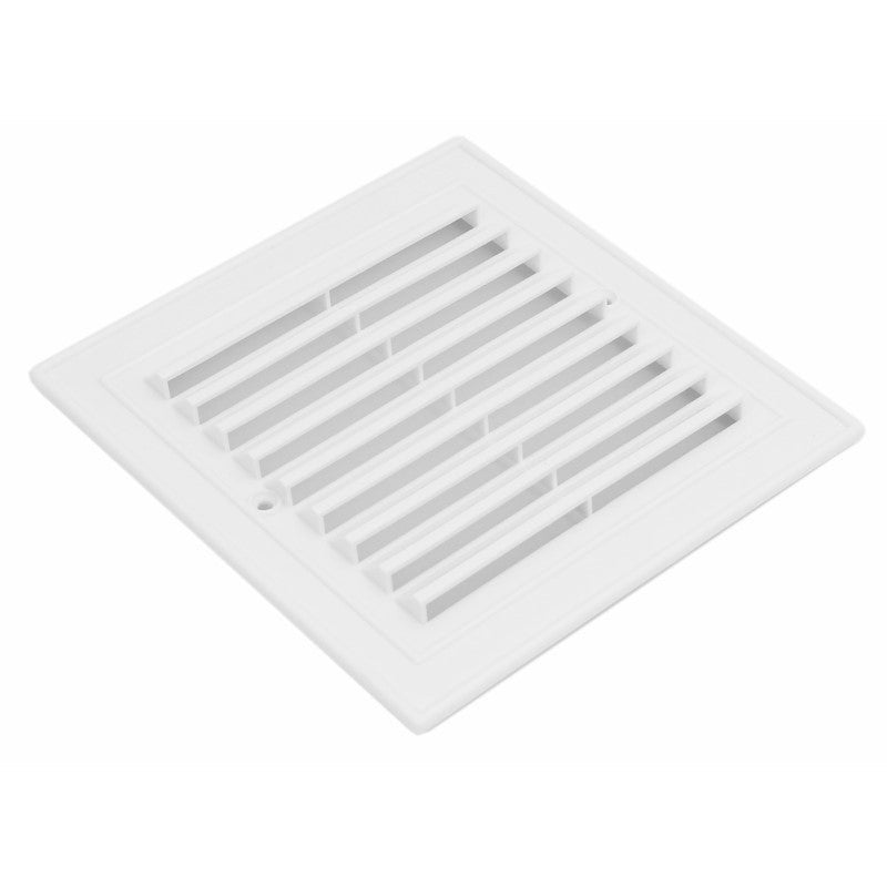 Grille De Ventilation Ronde En Plastique Avec Moustiquaire - Blanche - Diamètre 100mm