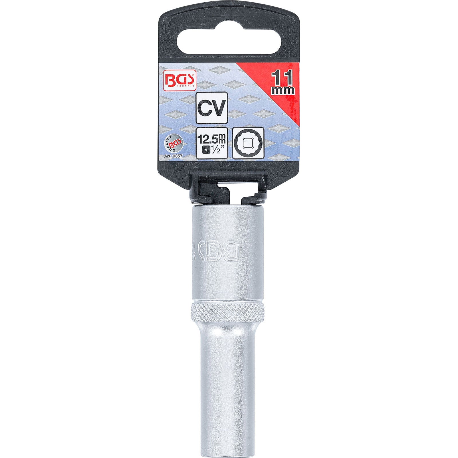 Douille pour clé, douze pans, longue | 12,5 mm (1/2