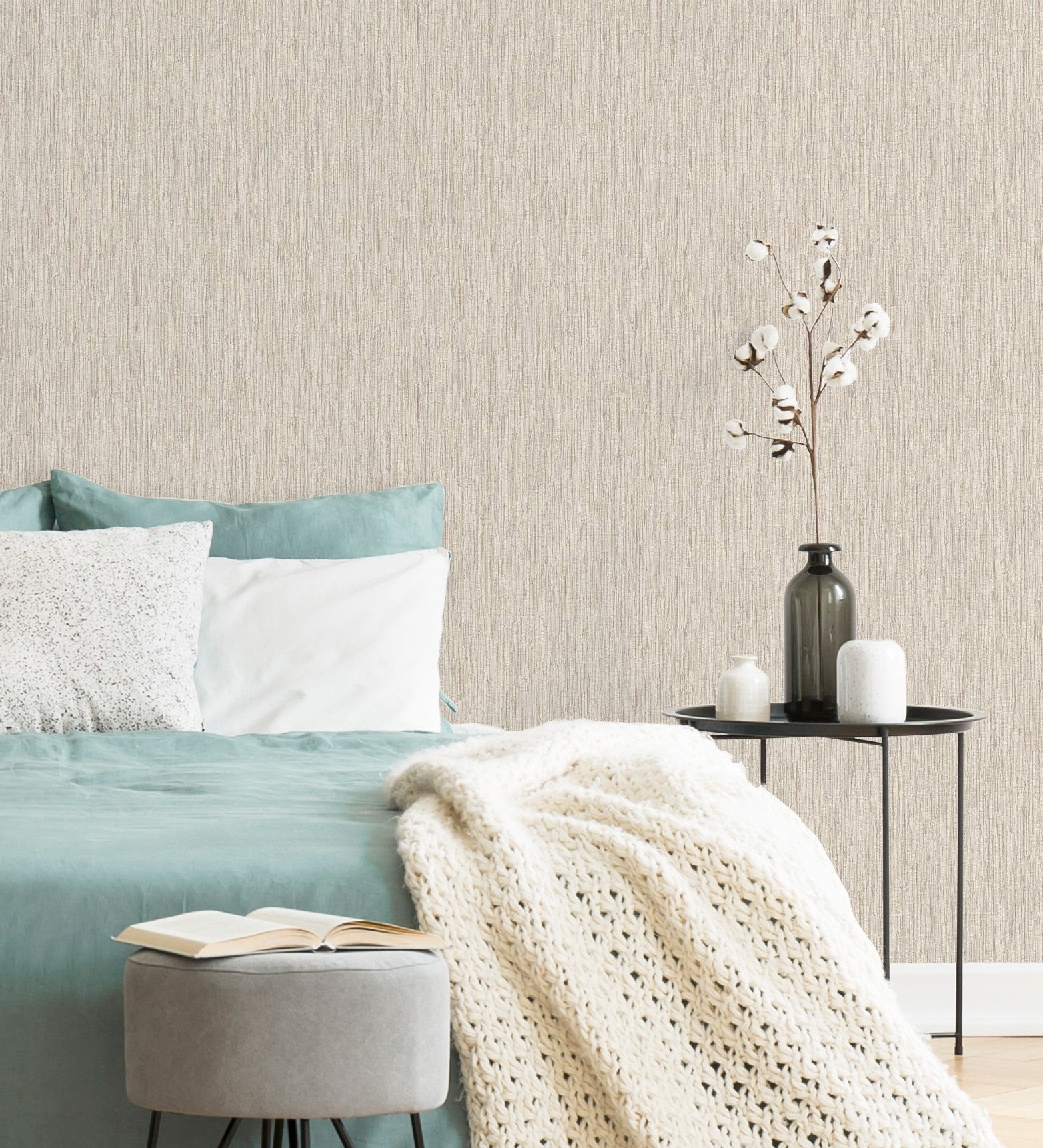 Papel pintado vinílico lavable textura en relieve - belice 680955 de gaulan - rollo de 10 m x 1,06 m