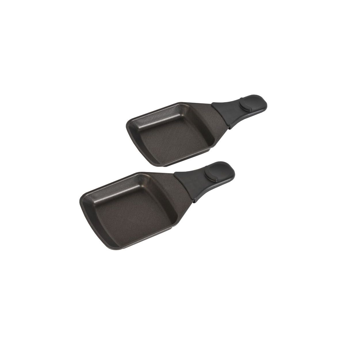 Lot de 2 coupelles carrées avec revêtement antiadhésif TEFAL XA400202 pour raclette - 2