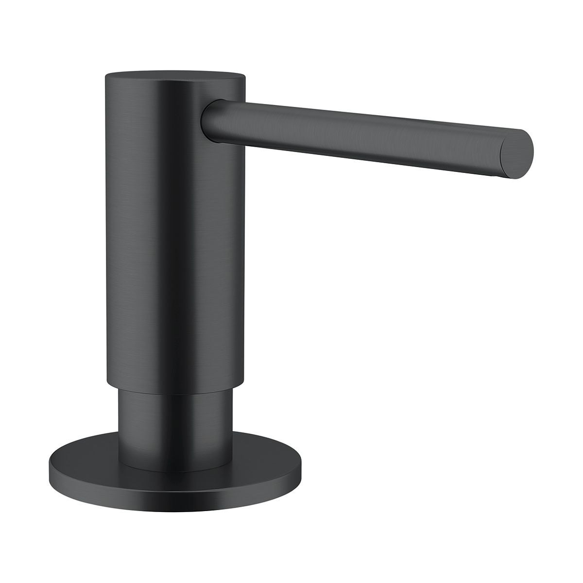 Erogatore Sapone Franke Atlas Per Lavello – Nero Inox PVD – Ricarica Dall’Alto Ø 35 Mm