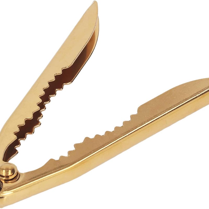 Złote krakersy krabowe, wytrzymałe i antypoślizgowe krakersy do owoców morza ze stali nierdzewnej, krakersy do nóg kraba, krakersy do homara