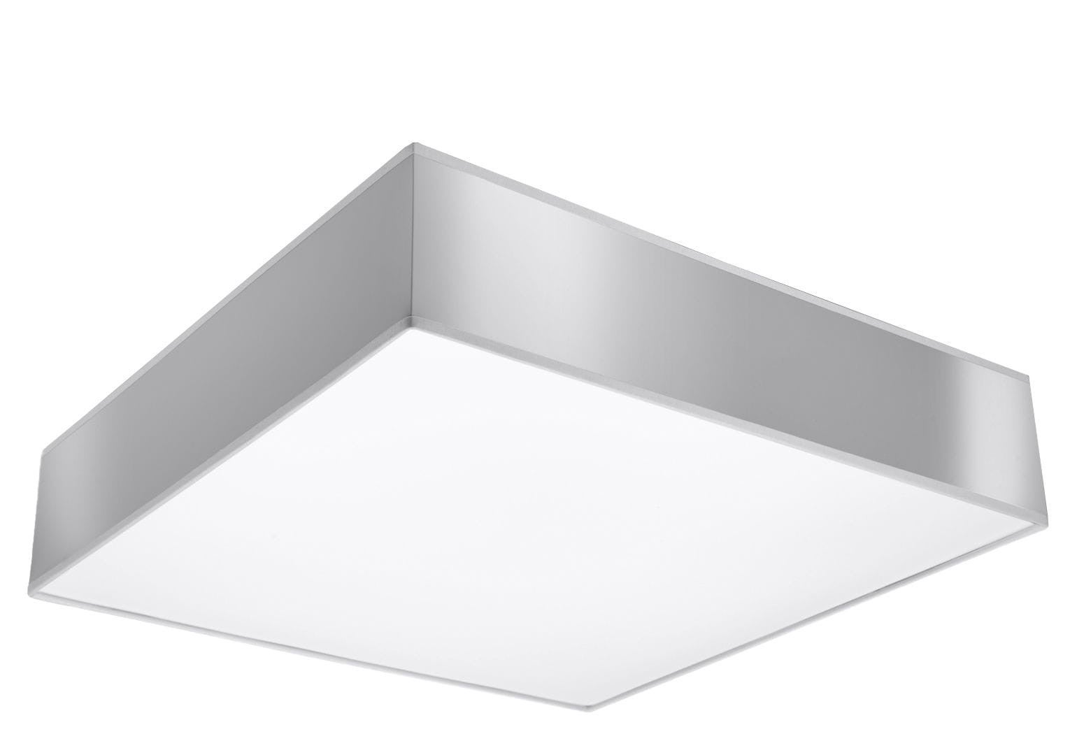 Plafon Horus kwadratowy szary 3xE27x20W wym: 12 x 45 cm IP20 tworzywo sztuczne Sollux Lighting