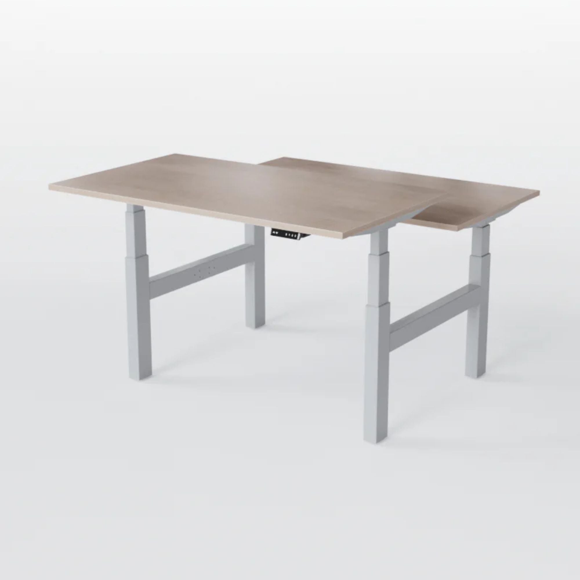 AUM WORLD Bench Assis Debout Électrique DUO GO, 140x80, 4 moteurs, Anti ...