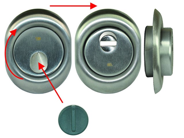 Defender magnetico mag monolito cr. satinato per cilindro europeo h 25 - mm.88x68x25h. (mrm29-20d1at)