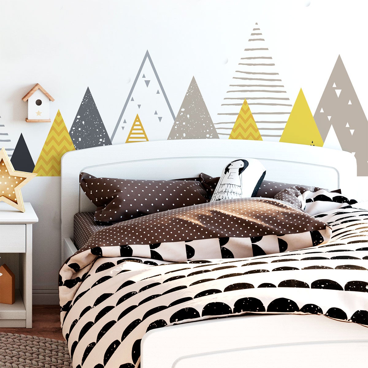 Adesivo bambino di montagna scandinavo avanka - Sticker adesivo - adesivi murali - 120x200cm - 4