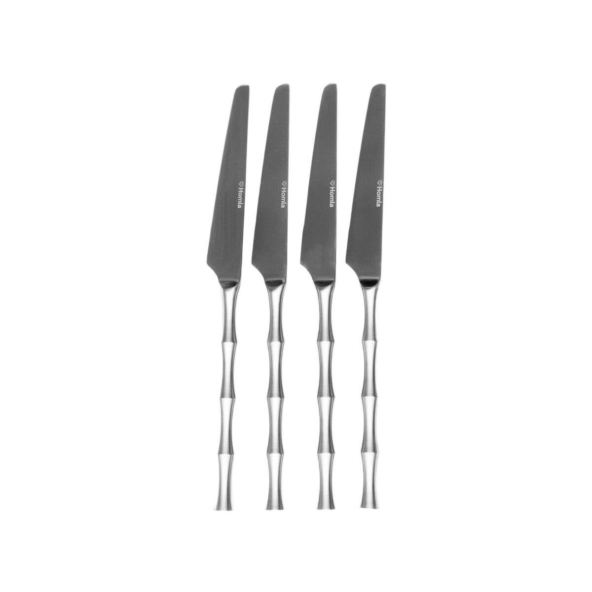 Zestaw noży NINGBO srebrnych matowych 4 szt. HOMLA